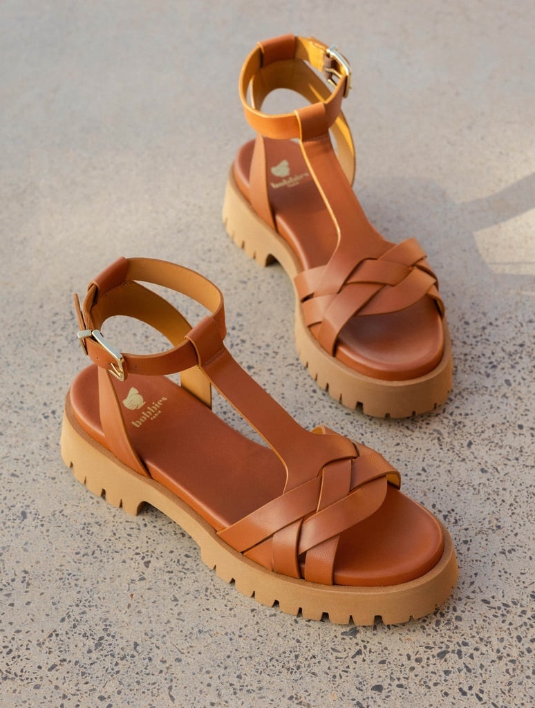 Sandalias Planas : Laïli - Camel