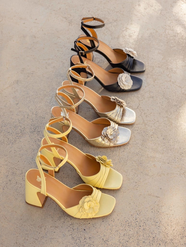 Sandalen mit Absatz : Lily - Champagne Gold