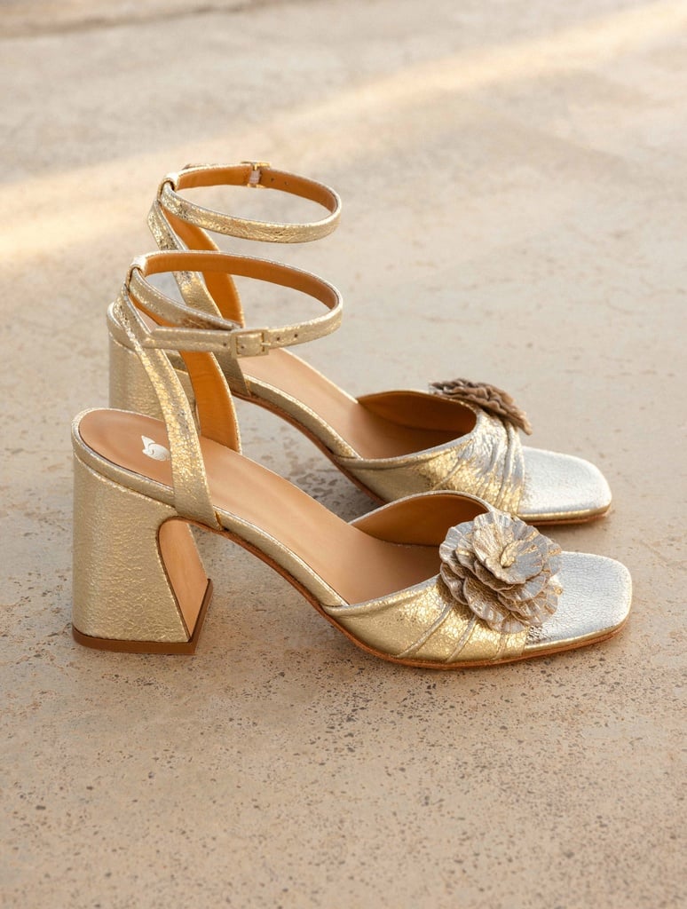 Sandalen mit Absatz : Lily - Champagne Gold