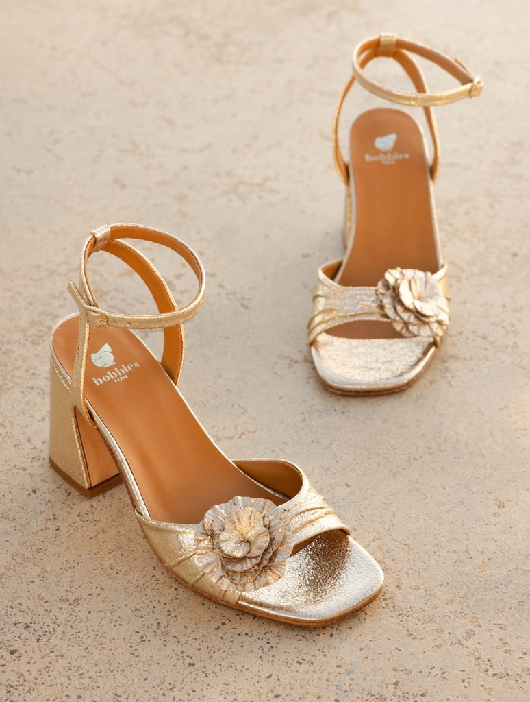 Sandalen mit Absatz : Lily - Champagne Gold