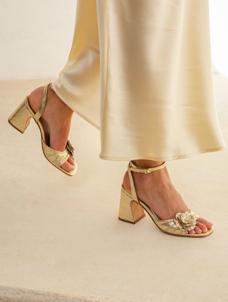 Sandalen mit Absatz : Lily - Champagne Gold