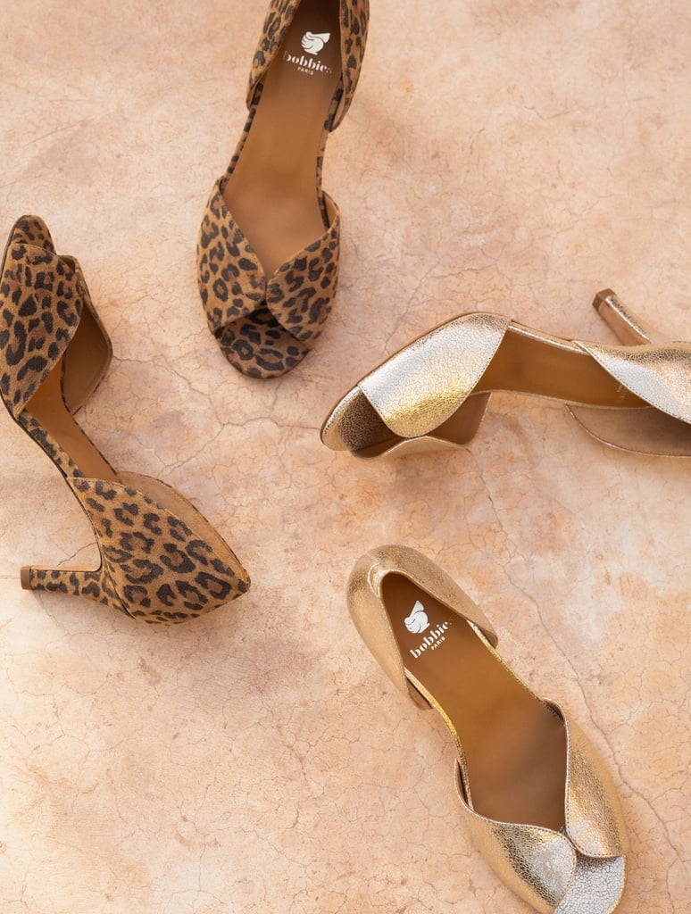 Heeled Sandals : Liz - Champagne Gold