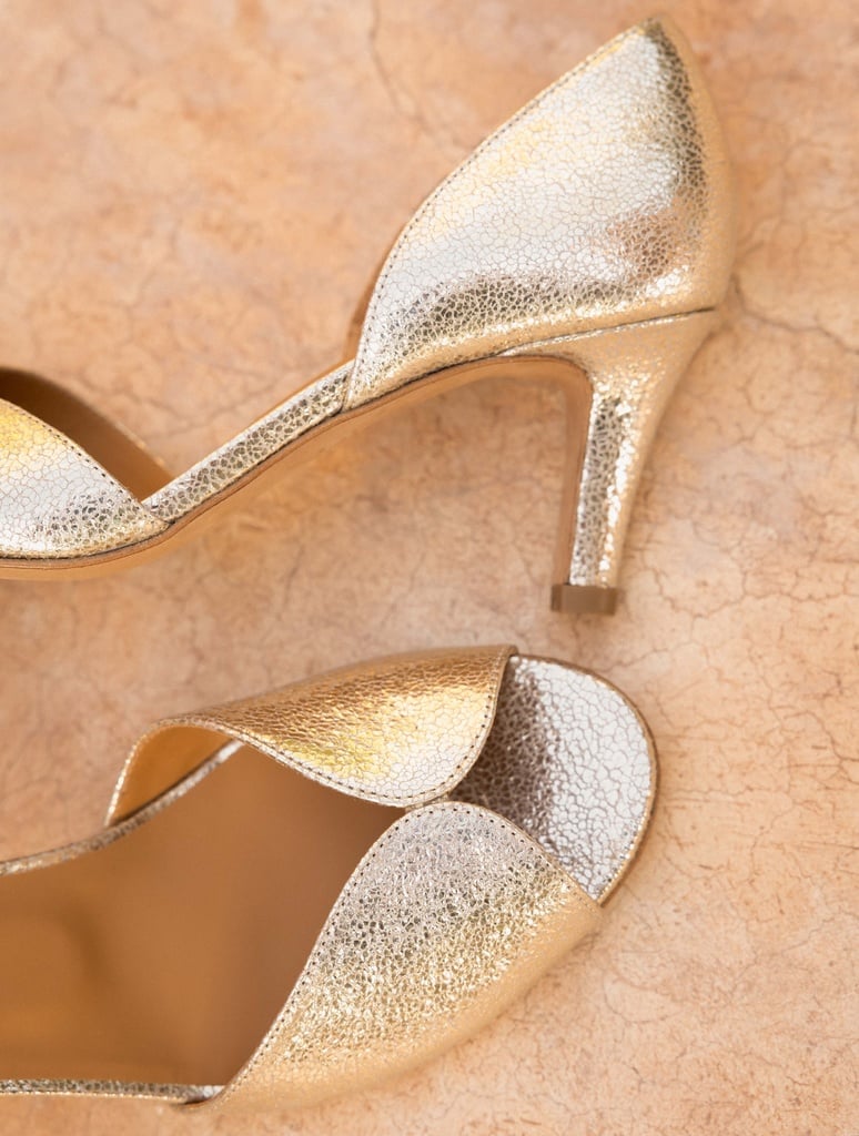 Heeled Sandals : Liz - Champagne Gold