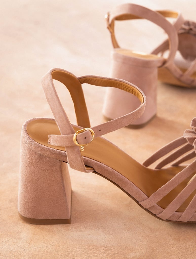 Heeled Sandals : Madeline - Nude Blush