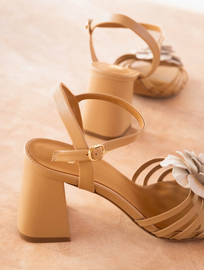 Sandalen mit Absatz : Madeline - Toffee