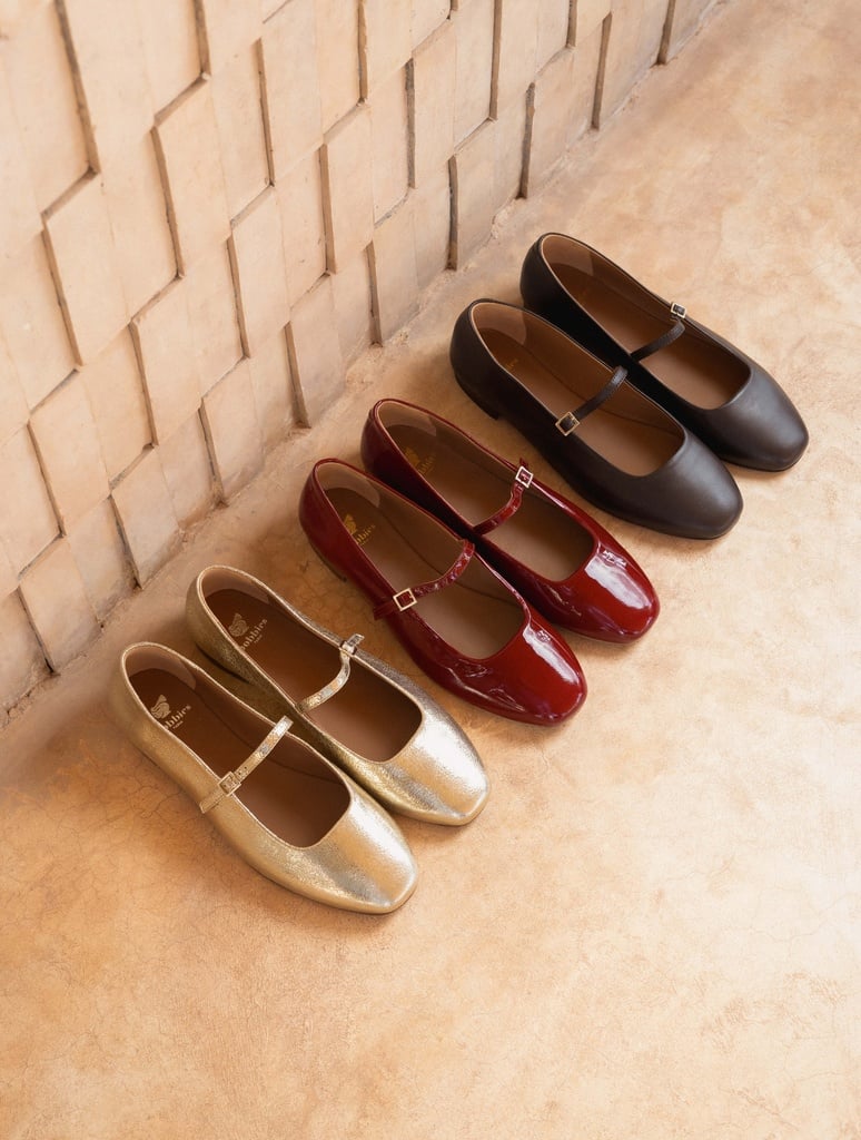 Ballerinas : Mikie - Champagne Gold