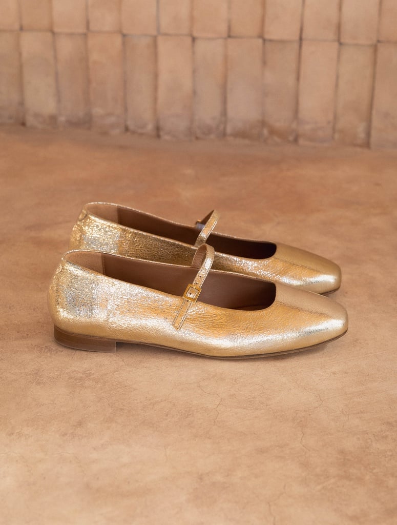 Ballerinas : Mikie - Champagne Gold