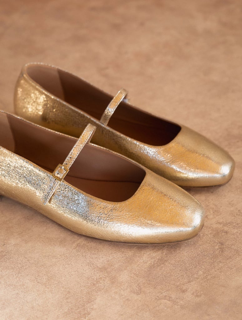 Ballerinas : Mikie - Champagne Gold