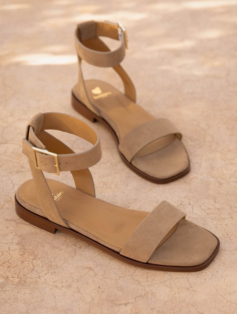 Flache Sandalen : Nalini - Antelope