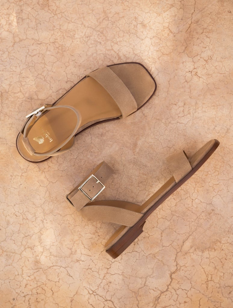 Flache Sandalen : Nalini - Antelope