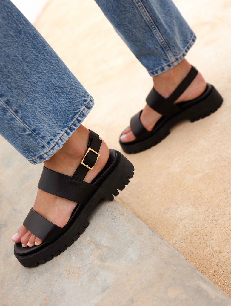 Sandalias Planas : Nami - Passion Black