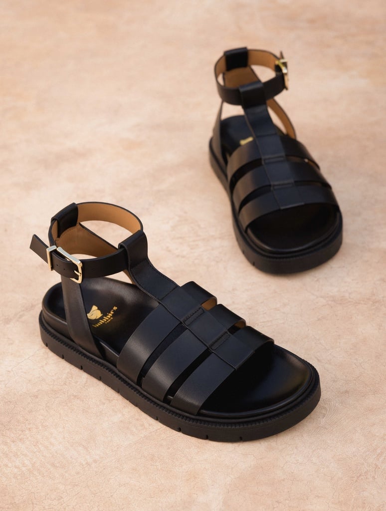 Sandalias Planas : Nellie - Passion Black
