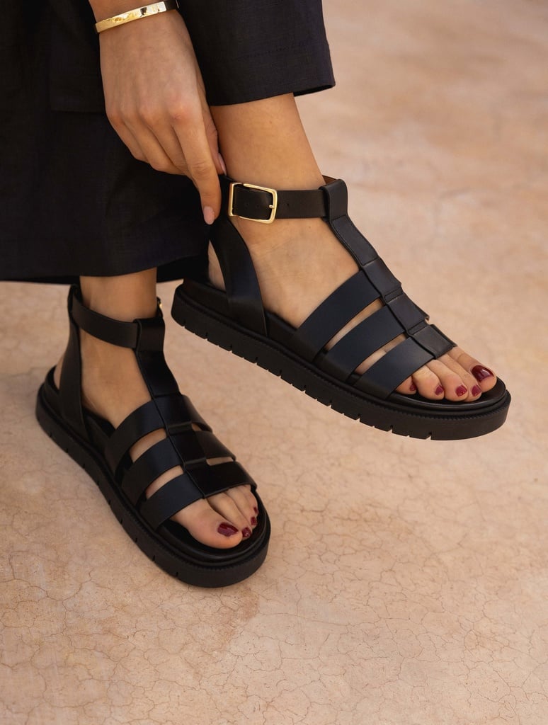 Sandalias Planas : Nellie - Passion Black