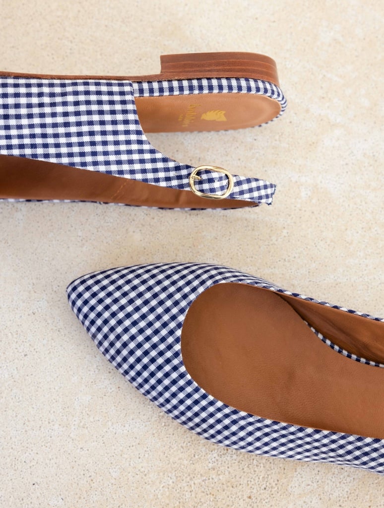 Ballet Flats : Paige - Vichy Navy