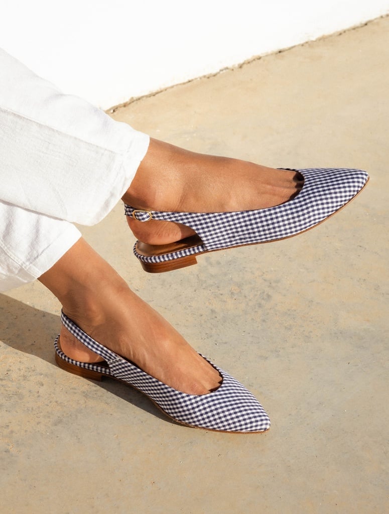 Ballerines : Paige - Navy Gingham