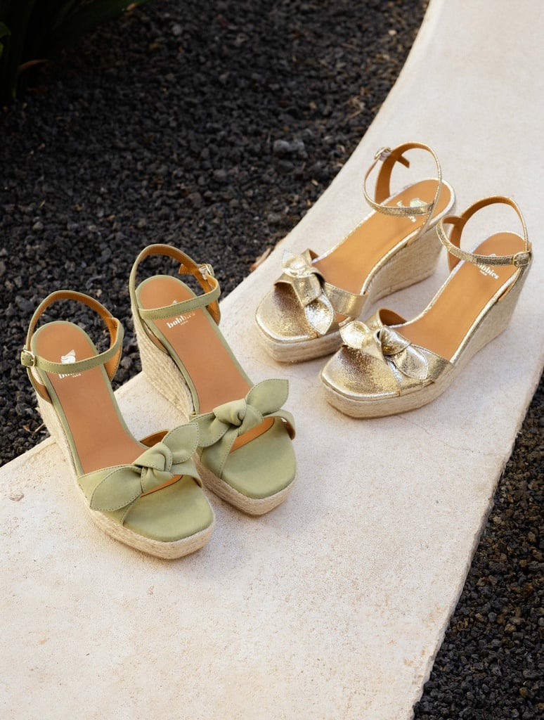 Espadrilles mit Keilabsatz : Pilar - Matcha