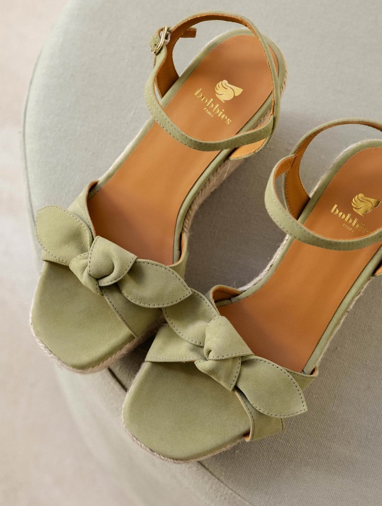 Espadrilles mit Keilabsatz : Pilar - Matcha