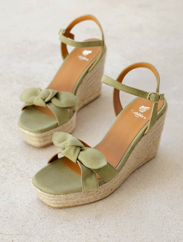 Espadrilles mit Keilabsatz : Pilar - Matcha