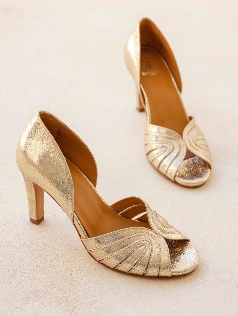 Sandales à Talons : Paloma - Champagne Gold