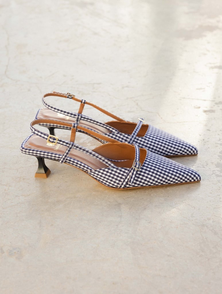 Pumps & Mary Janes : Reem - Vichy Navy