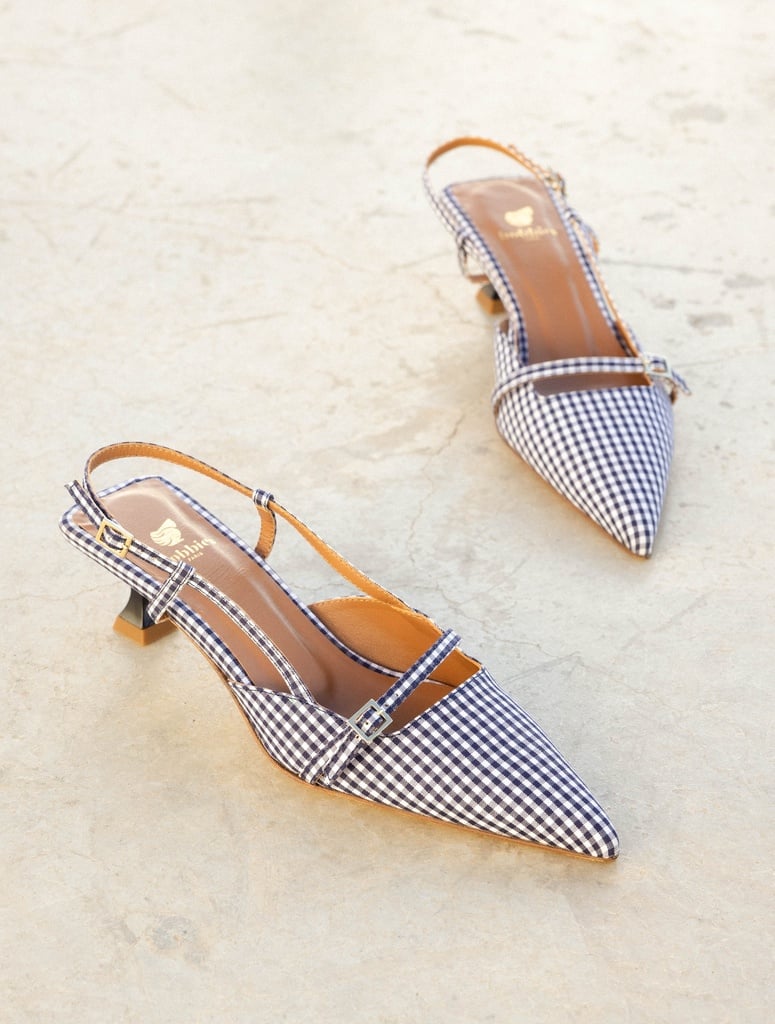 Pumps & Mary Janes : Reem - Vichy Navy