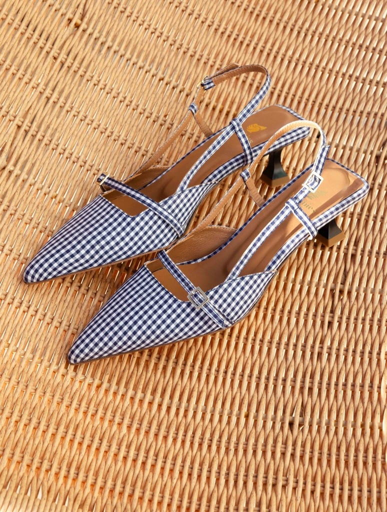 Pumps & Mary Janes : Reem - Vichy Navy