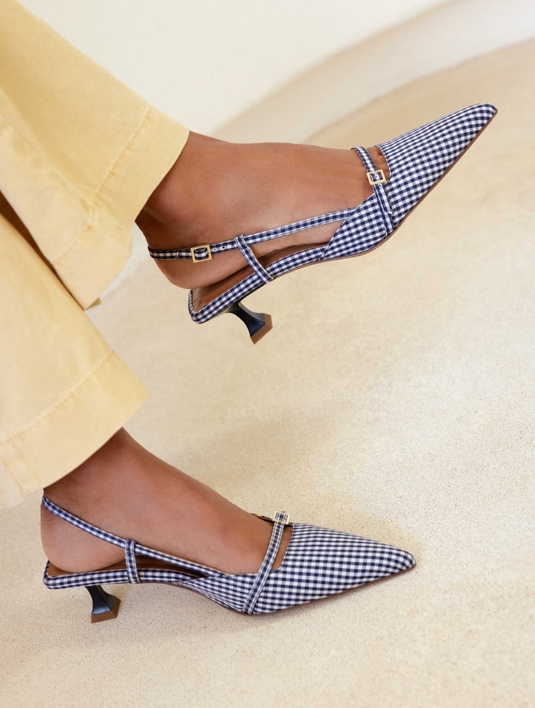 Pumps & Mary Janes : Reem - Vichy Navy