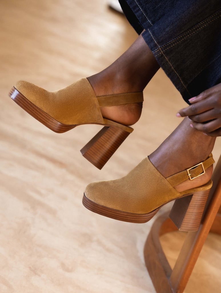 Heeled Sandals : Savannah - Nutmeg