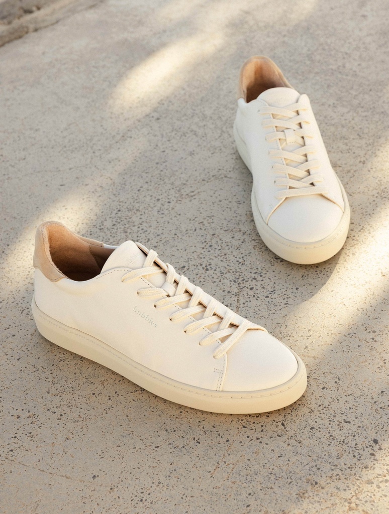 Sneakers : Sanna - Cream & Milos Beige