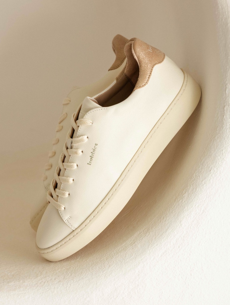 Zapatillas : Sanna - Cream & Egyptian Gold