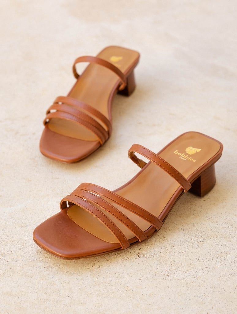 Heeled Sandals : Sonja - Camel