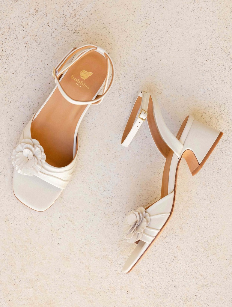Heeled Sandals : Stella - Milk