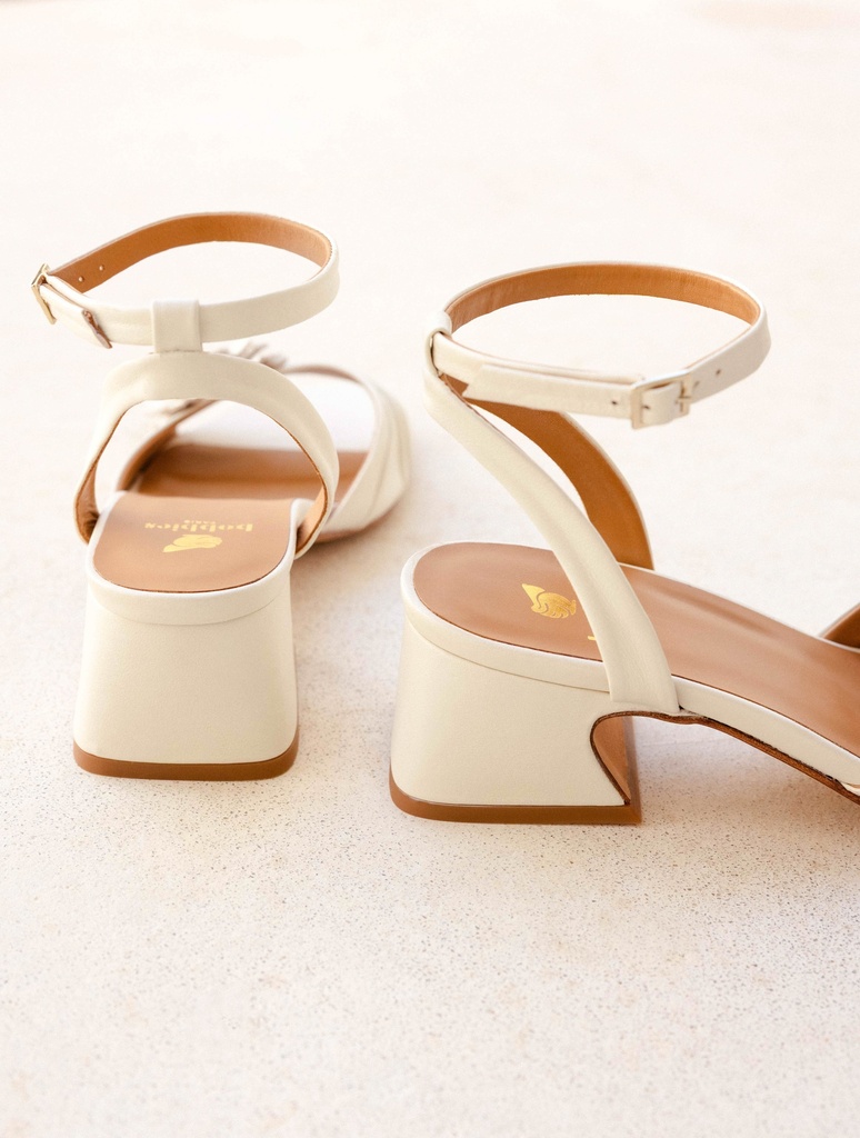 Heeled Sandals : Stella - Milk