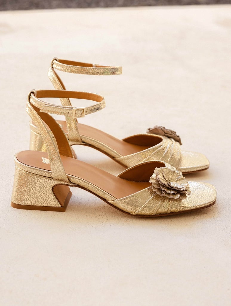 Sandales à Talons : Stella - Champagne Gold