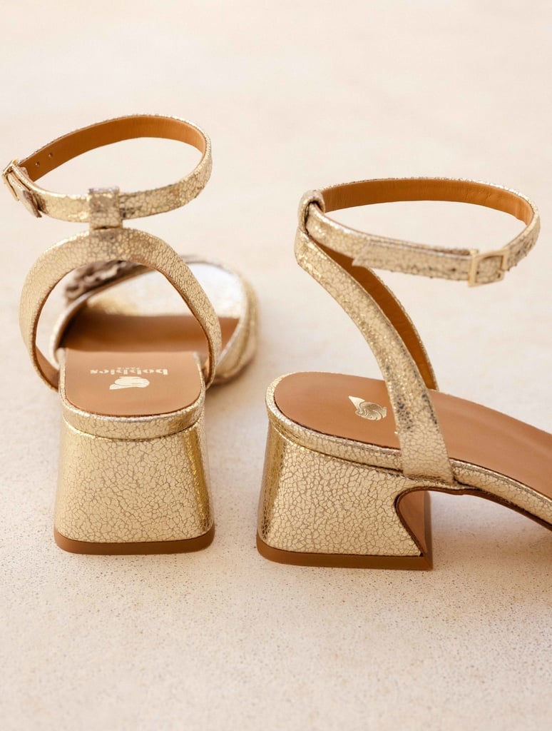 Sandales à Talons : Stella - Champagne Gold