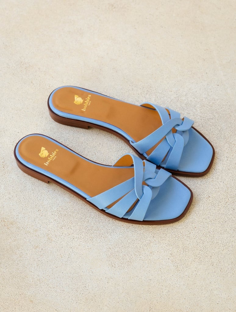 Bobbies - Flat sandals in leather for women