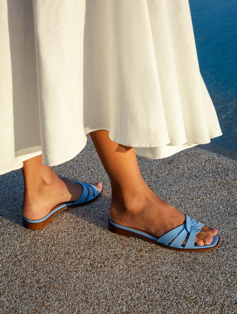 Flat Sandals : Thaïs - Cyclades Blue