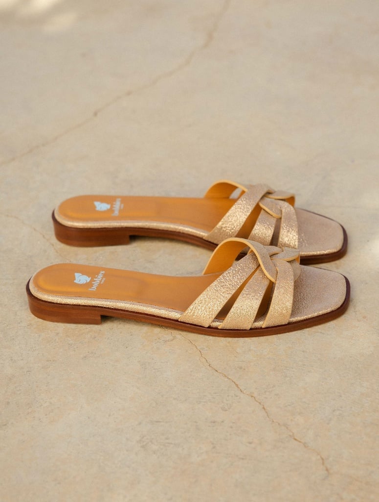 Sandales Plates : Thaïs - Egyptian Gold