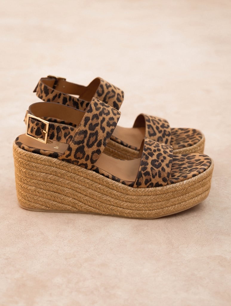 Espadrille Wedges : Théa - Wild Leo
