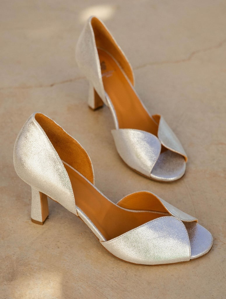 Heeled Sandals : Tango - Silver Meanders