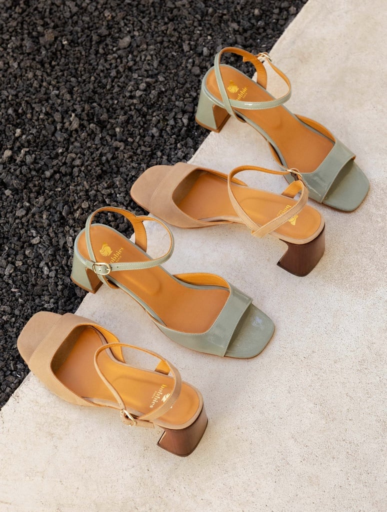 Heeled Sandals : Vahina - Jade