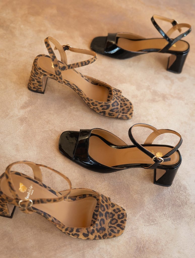 Sandales à Talons : Vahina - Vinyl Black