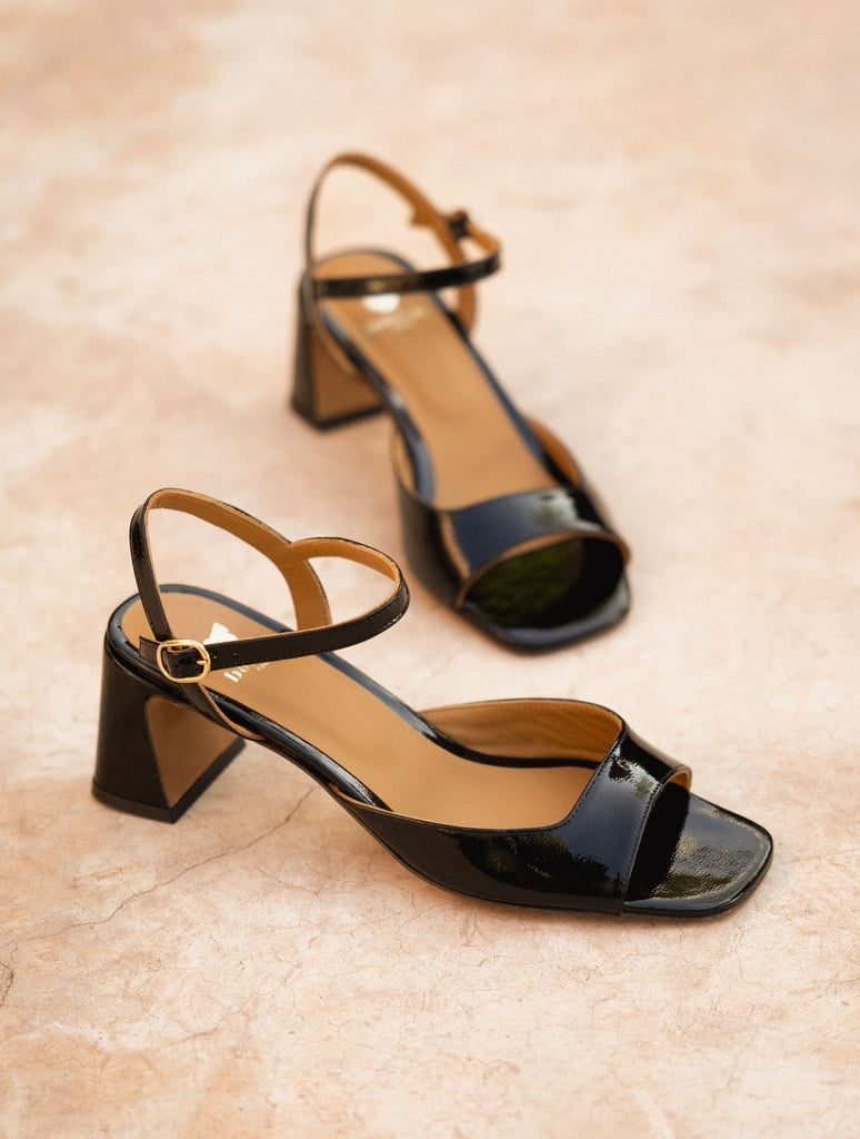 Sandales à Talons : Vahina - Vinyl Black