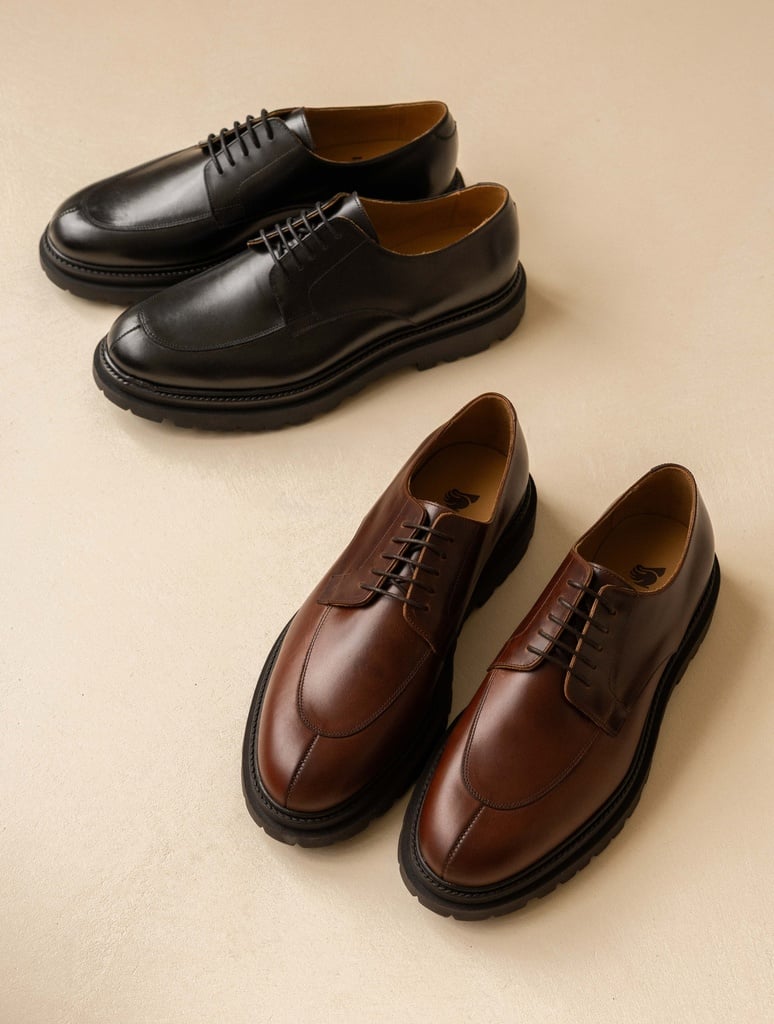 Derbies y Richelieu : Archie - Intense Black
