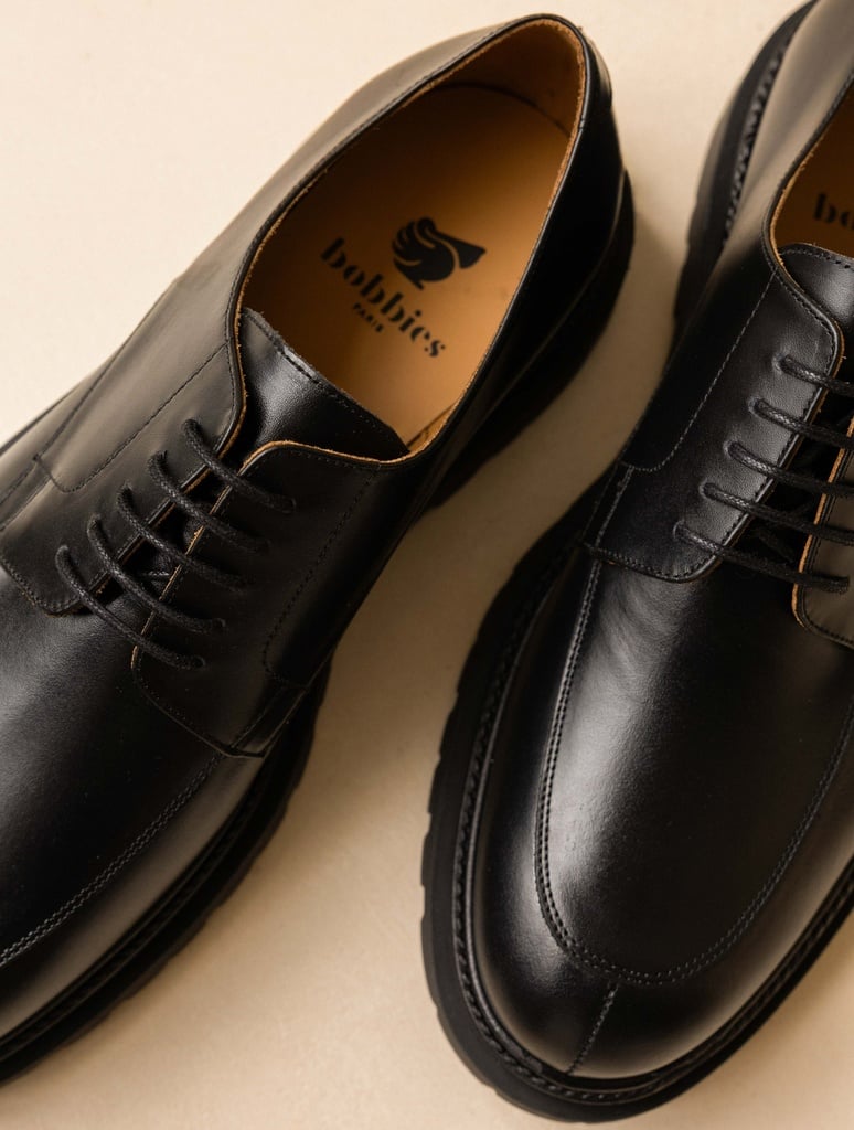 Derbies y Richelieu : Archie - Intense Black