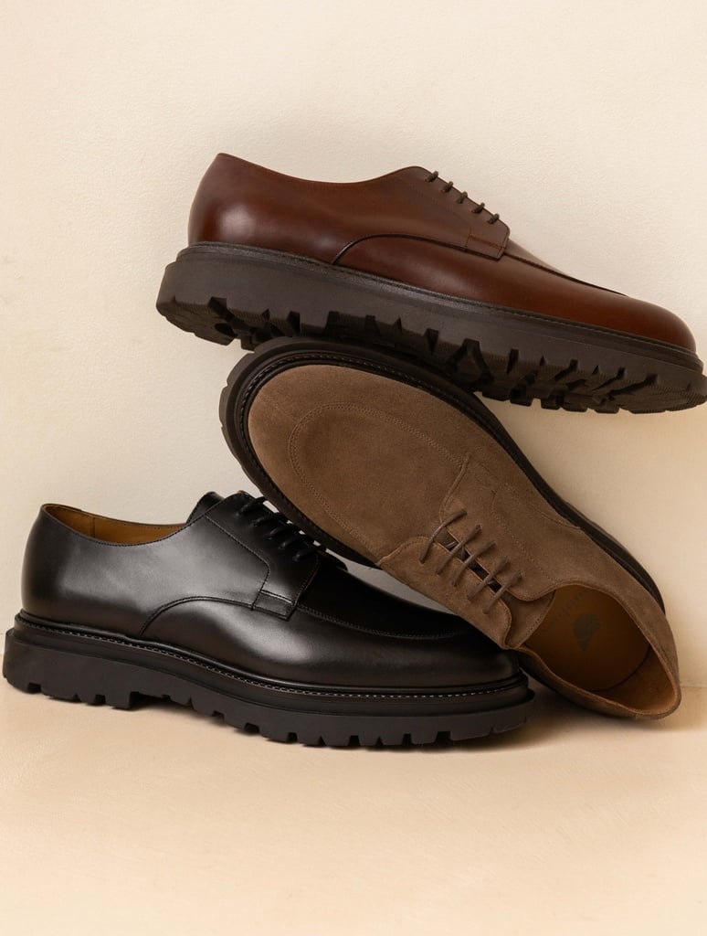 Derbies & Oxfords : Archie - Khaki Brown