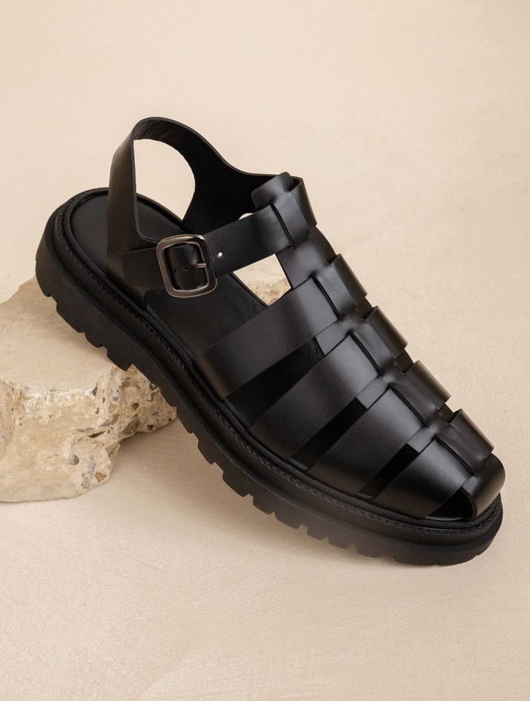 Flat Sandals : Argos - Intense Black