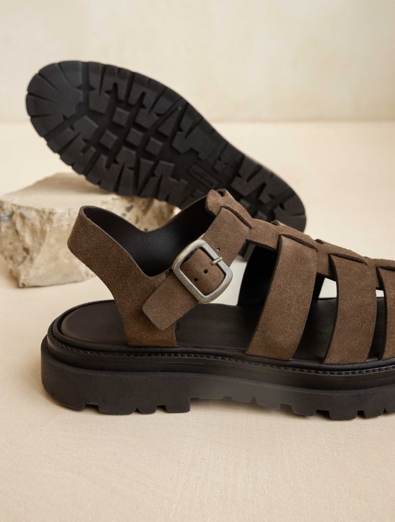 Flat Sandals : Argos - Khaki Brown