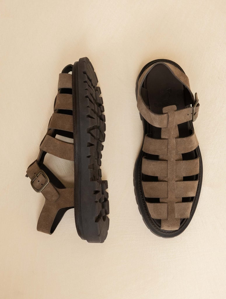 Flat Sandals : Argos - Khaki Brown