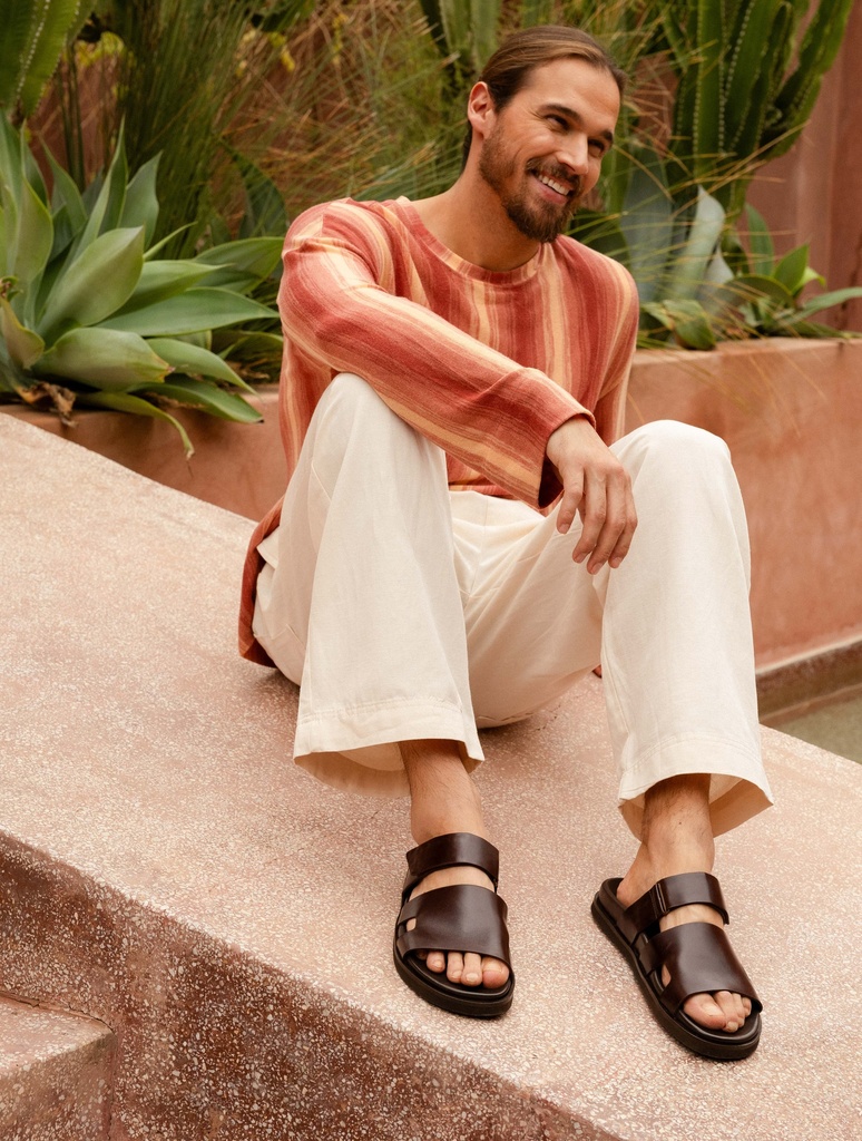 Sandales Plates : Barry - Irish Coffee